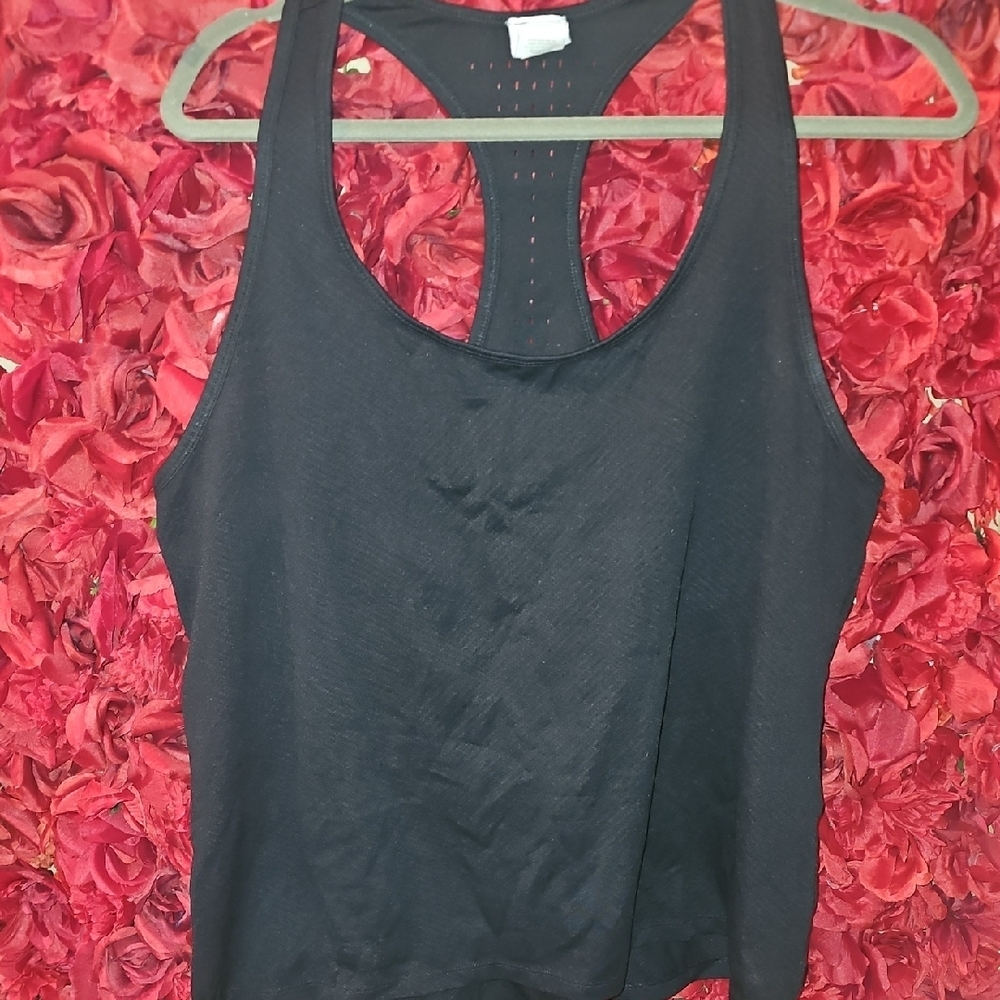 Champion C9 Racerback Black Sleeveless Active Tank Top Size Xlarge